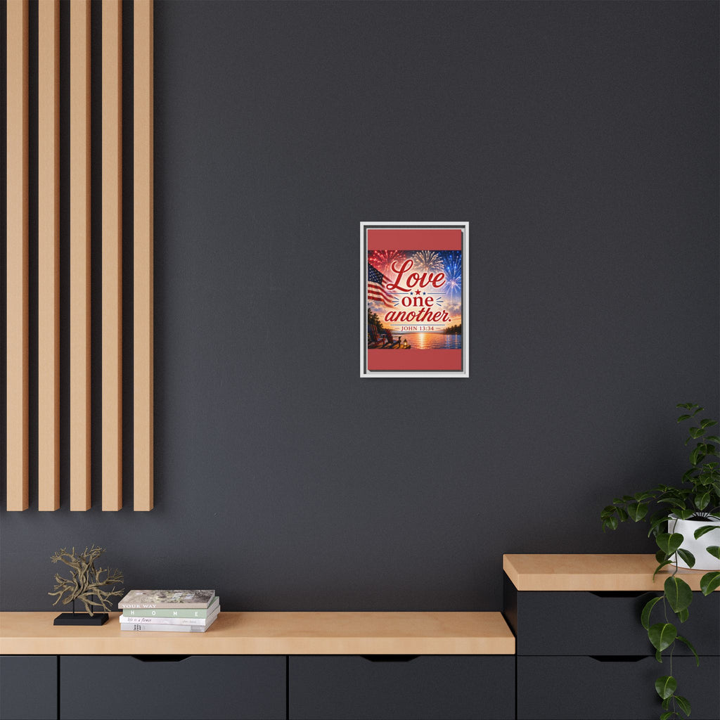 Matte Canvas, Framed (Multi-color)