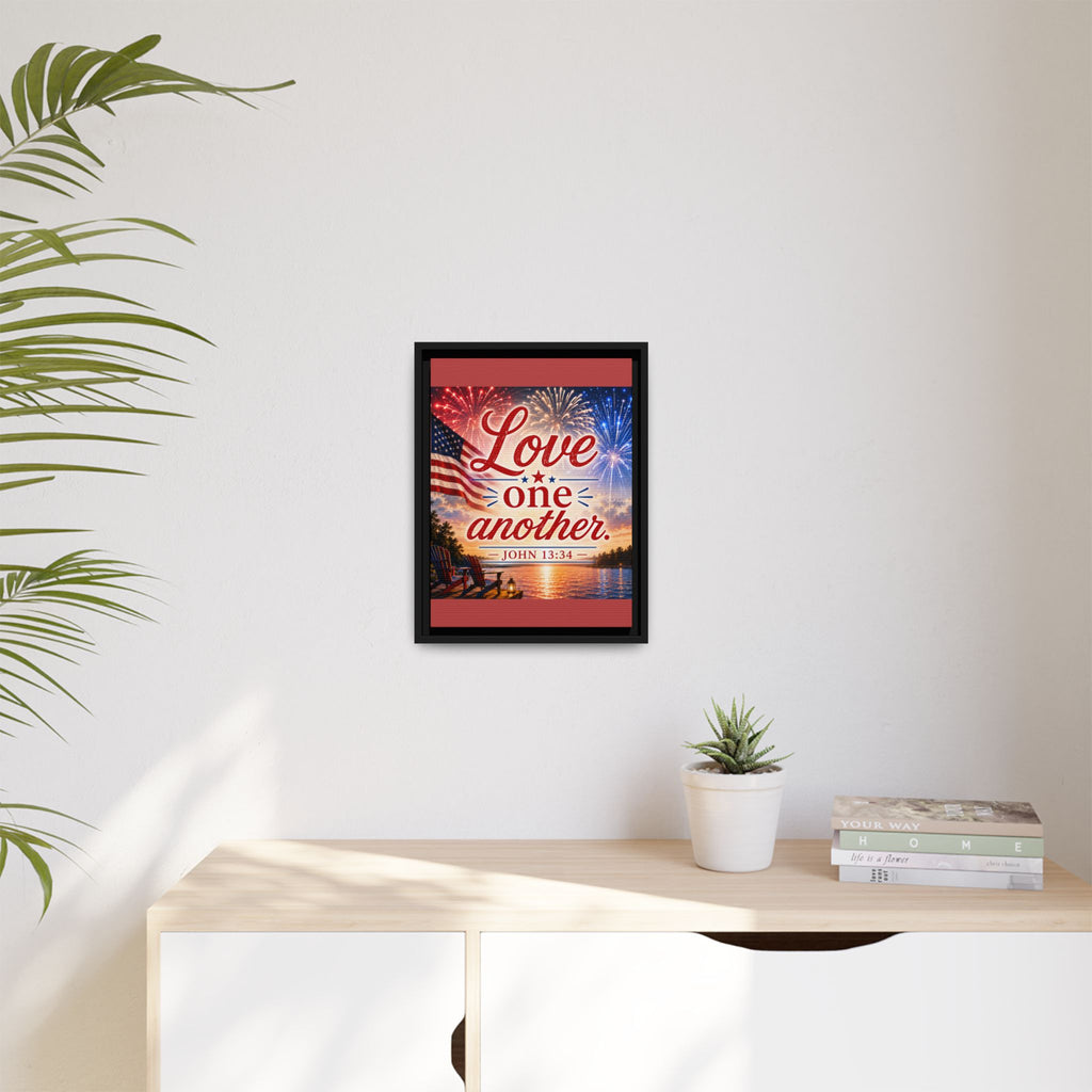 Matte Canvas, Framed (Multi-color)