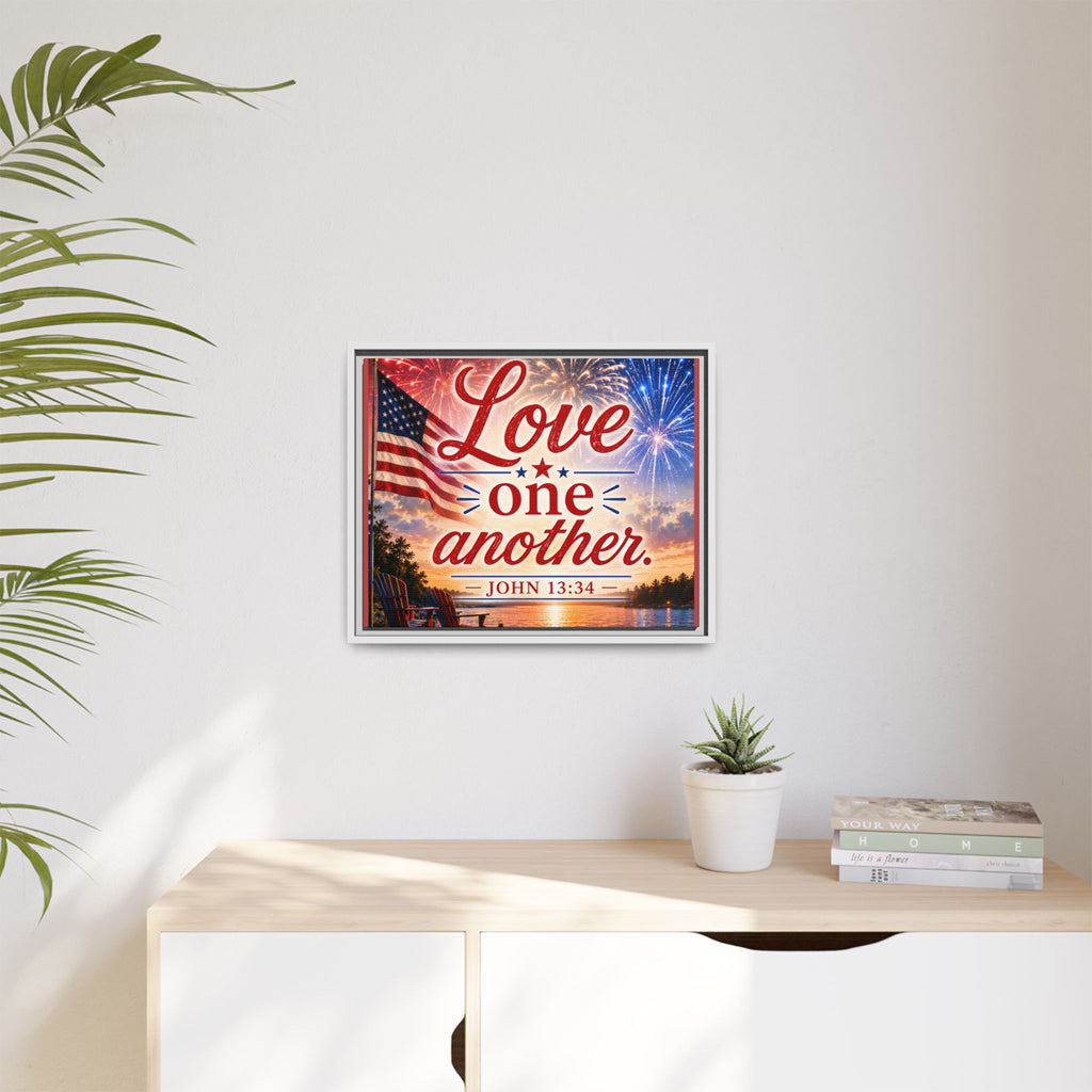 Matte Canvas, Framed (Multi-color)